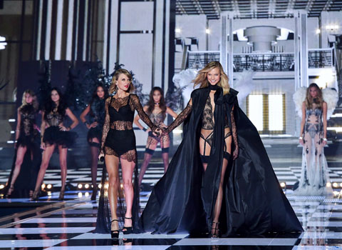 on the runway for Victoria's Secret Fashion Show 2014 - Runway 1, Earl's Court, London, -- December 2, 2014. Photo By: Nicholas Harvey/Everett Collection